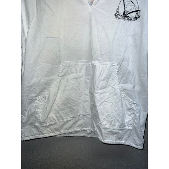 Vintage Tropical Touch Hoodie Cozumel Wind Surfing Surf Windbreaker M - Picture 3 of 14